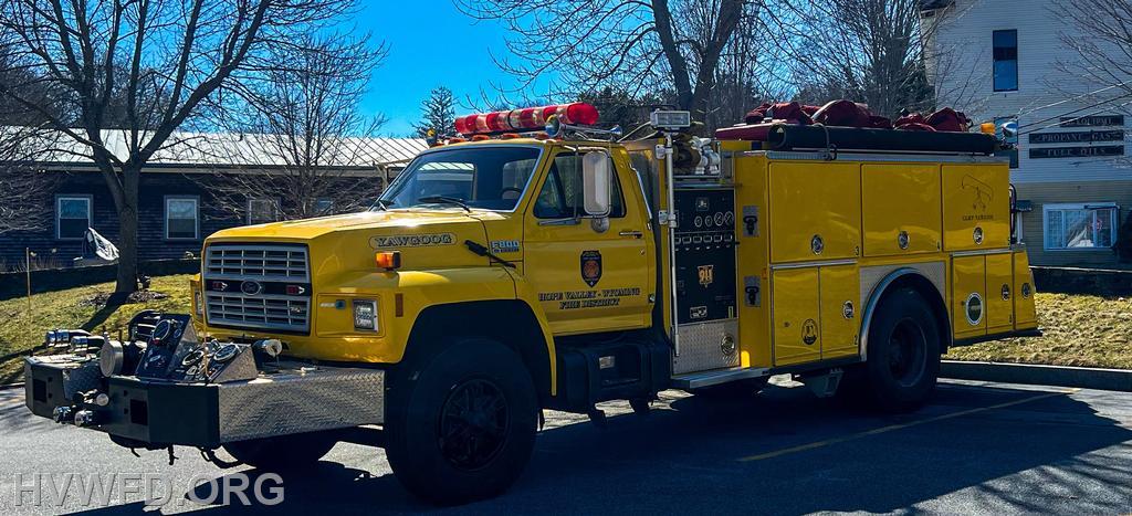 Engine 917
1989 Ford Pierce 
Located at Station 3 at Camp Yawgoog